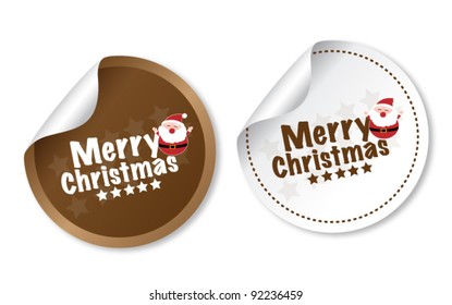 Merry Christmas stickers