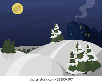 Merry Christmas street card vector