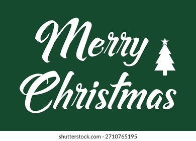 Navidades alegres Vector de tipografía con estilo. Feliz Vector de texto de Navidades sobre fondo blanco. Letras para invitación, boda y tarjeta de felicitación, impresiones y carteles. Feliz diseño caligráfico de Navidades