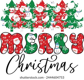 Merry Christmas Sublimation Design Lover