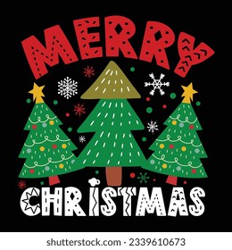 Merry christmas,  SVG Design vactor file