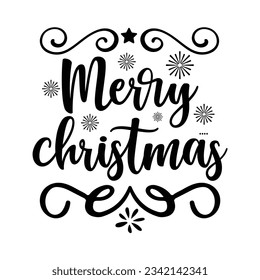 Merry Christmas, Christmas SVG, Funny Christmas Quotes, Winter svg,  Christmas Shirt, Santa SVG, typography, vintage, Holiday shirt svg