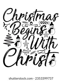 Merry Christmas Svg T-shirt Design. Typography, Custom, Vector, Christmas swag, Merry Christmas, Winter, Xmas, Holiday and Santa svg, Commercial Use, Cut Files Cricut, Silhouette, eps, dxf, png