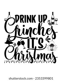 Merry Christmas Svg T-shirt Design. Typography, Custom, Vector, Christmas swag, Merry Christmas, Winter, Xmas, Holiday and Santa svg, Commercial Use, Cut Files Cricut, Silhouette, eps, dxf, png