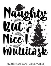 Merry Christmas Svg T-shirt Design. Typography, Custom, Vector, Christmas swag, Merry Christmas, Winter, Xmas, Holiday and Santa svg, Commercial Use, Cut Files Cricut, Silhouette, eps, dxf, png