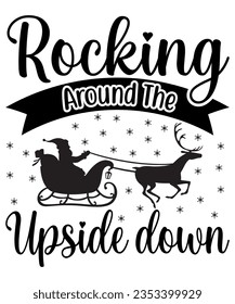 Merry Christmas Svg T-shirt Design. Typography, Custom, Vector, Christmas swag, Merry Christmas, Winter, Xmas, Holiday and Santa svg, Commercial Use, Cut Files Cricut, Silhouette, eps, dxf, png