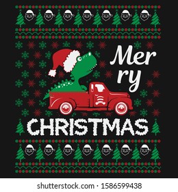 Merry Christmas sweater, t-shirt and apparel modern trendy design, typography, print, vector illustration, graphics, vectors