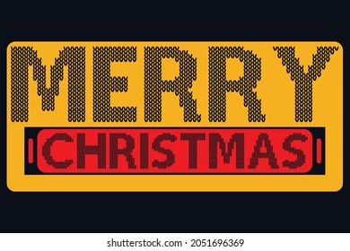 merry christmas t shirt design vector