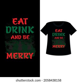 merry christmas t shirt design