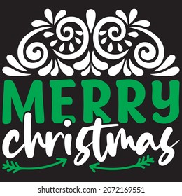 merry Christmas t shirt design, vector file. 