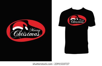 Merry Christmas T Shirt Design.