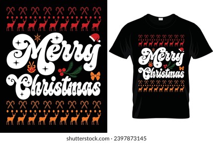 Merry Christmas T- shirt design