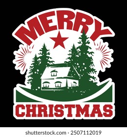 Merry Christmas T shirt Design Lover