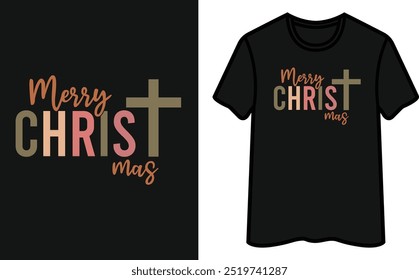 Feliz Natal T Shirt Design Modelo