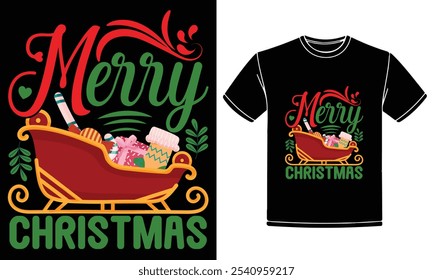 Merry Christmas t shirt desing