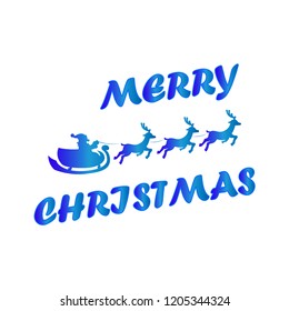 Merry Christmas t shirt greeting card banner simple design