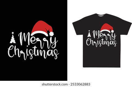 Merry Christmas T Shirt vector Illustration