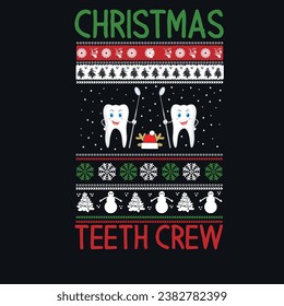 merry christmas teeth crew, dentist  squad dentist christmas t shirt design free vector, merry christmas ,Dentist by Day, Santa's Helper by Night