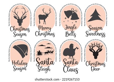 Merry Christmas. Merry Christmas with templates to print on demand