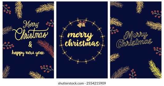 Merry Christmas Text, Merry Christmas Background vector, Christmas greeting Card, Digital Greeting Card, Holiday Card, Calligraphy Font style Banner. Christmas vector ink illustration.