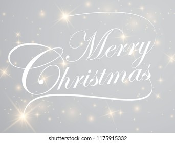 Merry Christmas text design background alphabet banner template for greeting cards.