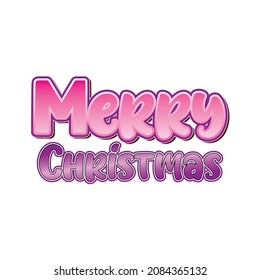 Frohe Weihnachten, Text Design ist für den Siebdruck T-Shirts, Hüte, Pullover und kann für Banner, Pamphlets etc. verwendet werden.
