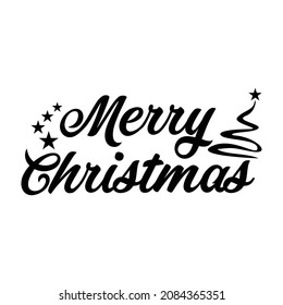 Merry Christmas, Text Design is suitable for screen printing t-shirts, hats, sweaters and can be used for banners, pamphlets etc.