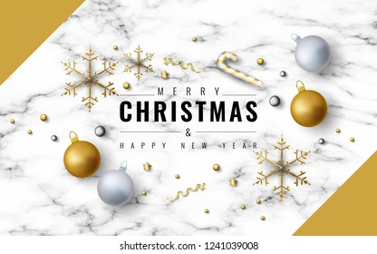 Merry Christmas text design. Vector logo, typography. Usable as banner, greeting card, gift package etc.
