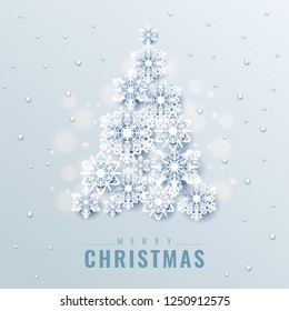 Merry Christmas text design. Vector logo, typography. Usable as banner, greeting card, gift package etc.