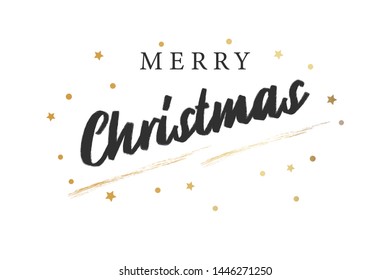 Merry Christmas text design. Vector Text. Design for banner, greeting card.
