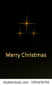 Merry Christmas text design. Vector illustration for logo, cards, labels, web, banners, icon. Vector EPS 10.