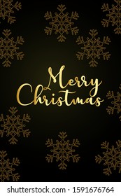 Merry Christmas text design. Vector illustration for logo, cards, labels, web, banners, icon. Vector EPS 10.