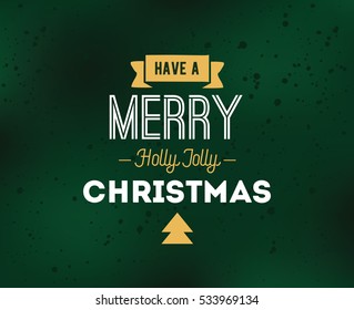Merry Christmas text design. Vector logo, typography. Usable as banner, greeting card, gift package etc. 