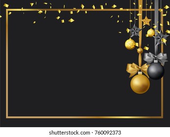 Merry Christmas text design. Vector logo, typography. Usable as banner, greeting card, gift package etc.