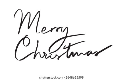 Merry christmas text font calligraphy hand written lettering script black color object sign symbol decoration merry christmas xmas santaclaus reindeer december merry christmas xmas winter season time