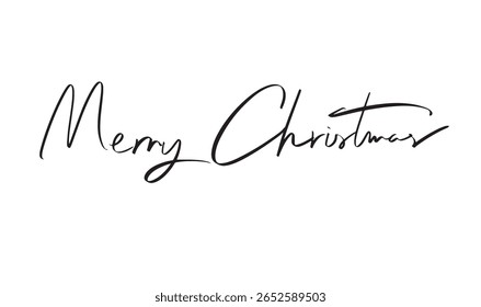 Feliz Natal texto fonte caligrafia mão escrito lettering script em branco feliz Natal feliz ano novo inverno temporada dezembro banner cartaz feliz natal etiqueta objeto presente festa evento celebração 