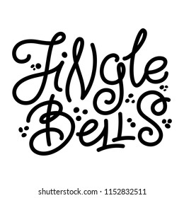 Merry Christmas text, hand written monoline lettering, typographic element for greeting cards, banners, isolated vector illustration on white background. Merry Christmas greeting text and doodle stars