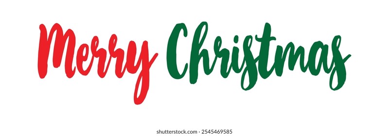 Texto de Navidades alegres, estilo de Vector de Navidades alegres, texto de tipografía única de Navidades Ilustración de diseño