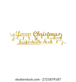 Texto feliz do Natal , vetor feliz do último Natal , vetor de Natal , Design feliz do Natal .