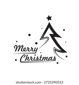 Frohe Weihnachten Text , Frohe Weihnachten letzterer Vektor , Weihnachten Vektor , Frohe Weihnachten Design.