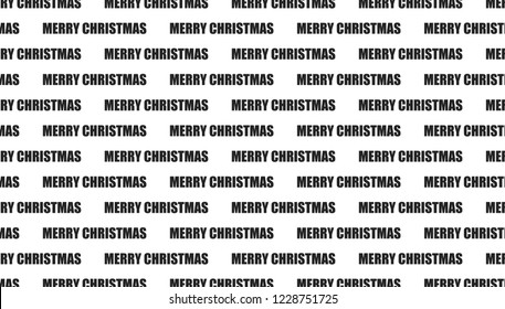 Merry Christmas text pattern design card template. Creative typography for Holiday Greeting Gift Poster. Calligraphy Font style Banner.