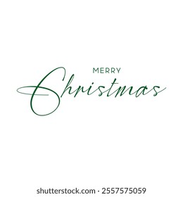 Merry Christmas text. Santa Claus, Christmas, xmas design. New Year concept. Slogan or quote. December, happy party.