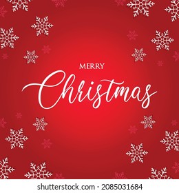 Frohe Weihnachts-Text-Typografie-Design-Idee