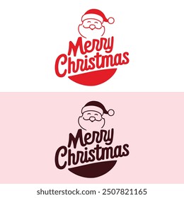 Merry Christmas text | Merry Christmas typography vector art illustration