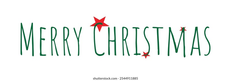 Texto feliz de las Navidades, texto feliz de las Navidades, tipografía de la ilustración del arte del diseño del Vector
