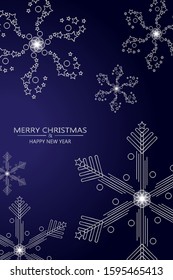 Merry christmas text vector. Lettering for invitation, wedding and greeting card, prints and posters. EPS 10.