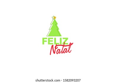 merry christmas text vector templete