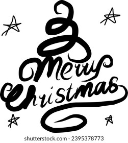 Merry Christmas texture vector illustration