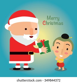 Merry Christmas with Thailand children
