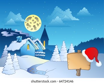 Merry Christmas theme 2 - vector illustration.